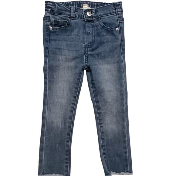 Jessica Simpson 24 months Toddler Girl Dark Blue Skinny Jeans Denim - Picture 1 of 7